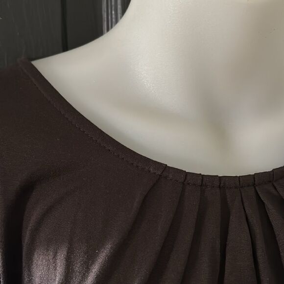 NWT The Limited Brown Tie-Waist Blouse – XS - Picture 4 of 6